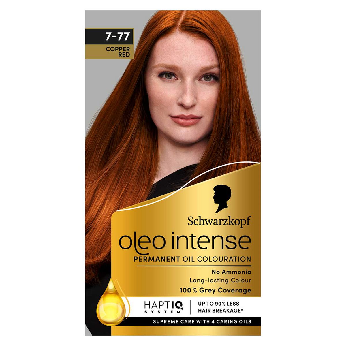 Schwarzkopf Oleo Intense Permanent Oil Colour 7-77 Copper Red Hair Dye GOODS Boots   