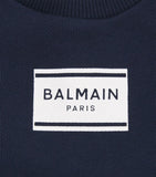 Balmain Kids Cotton Logo Sweatshirt 3-36 months - British product