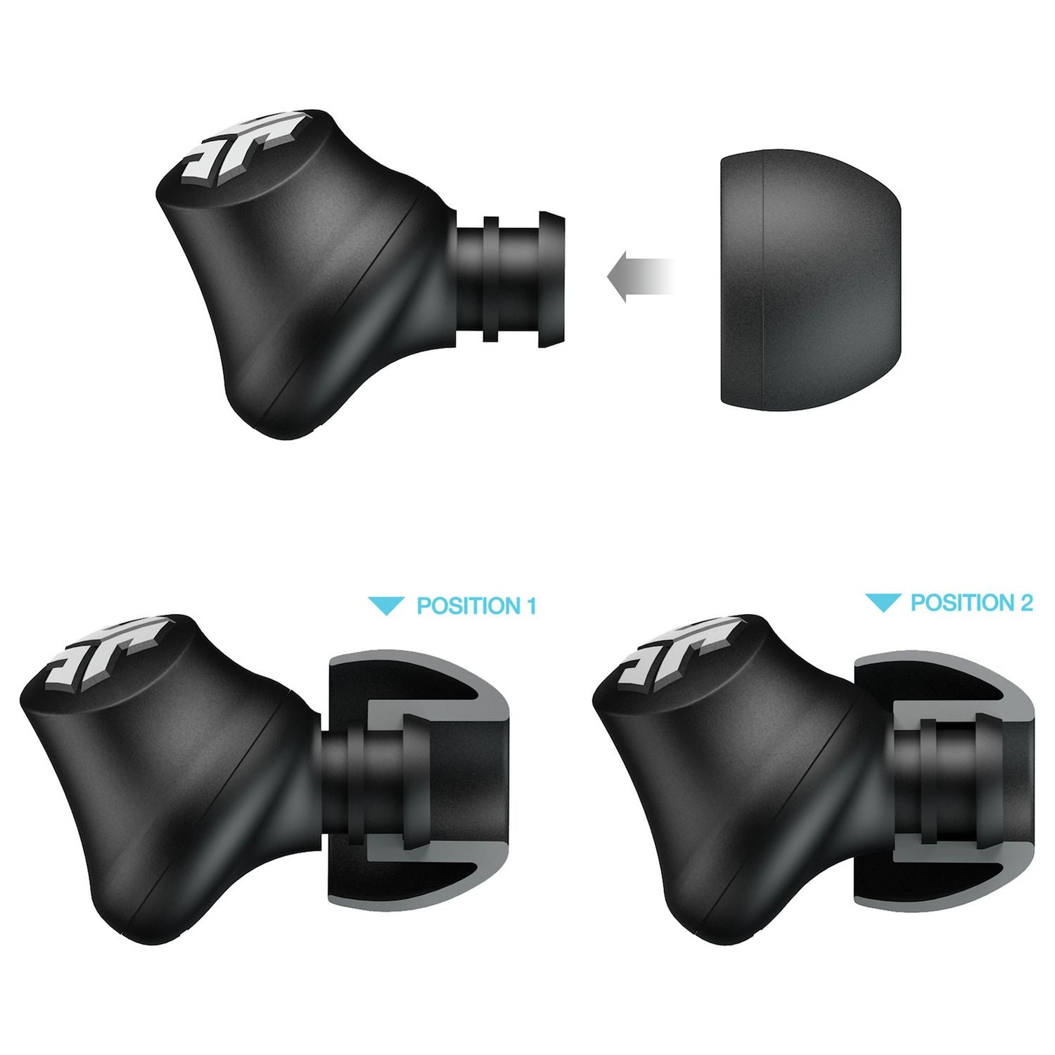 JLab JBuds Pro in-ear headphones black - British product