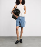 Jimmy Choo Leather Bar holdall bag in lambskin (British brand)