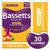 Bassetts Vitamins 7-11 Multivitamins + Omega 3 Pastilles 30s GOODS Superdrug   