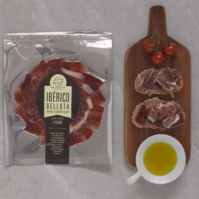 Brindisa Iberico Bellota Ham Hand-Carved Slices   50g GOODS M&S   