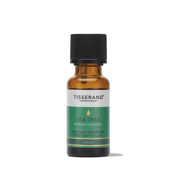 Tisserand tea tree essential oil ethically harvested 20ml, imported from the UK