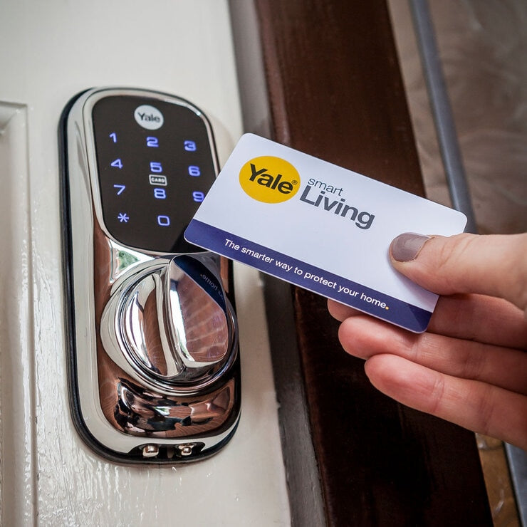 Yale Keyless Smart Lock in Chrome home security (British brand)