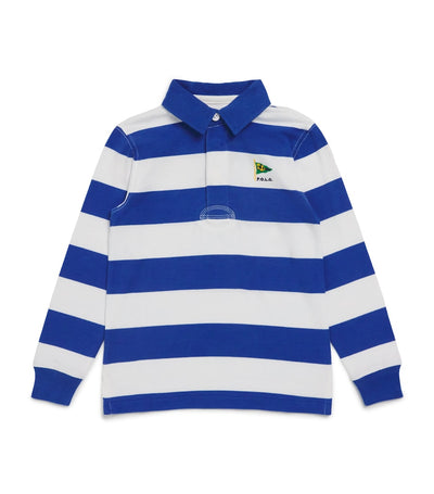 Harrods Ralph Lauren Kids Cotton Rugby Polo Shirt 2-7 Years- Buy online at McGrocer