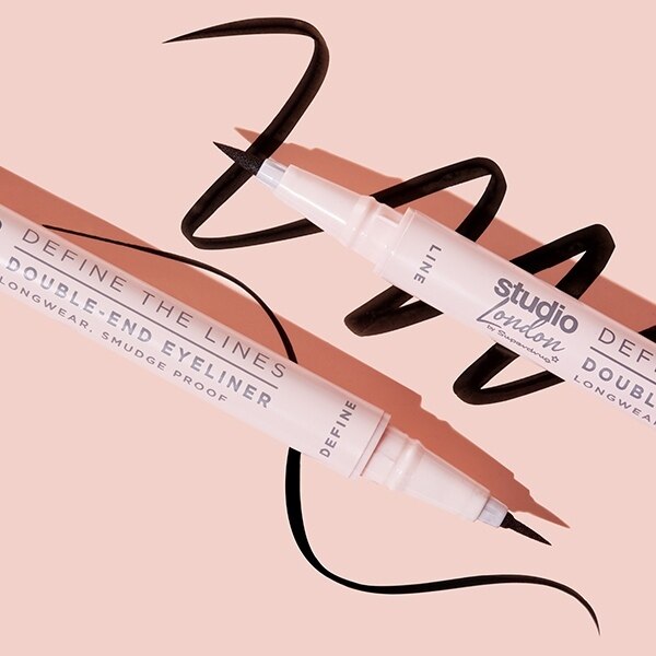 Studio Define The Lines Double End Eyeliner Black GOODS Superdrug   