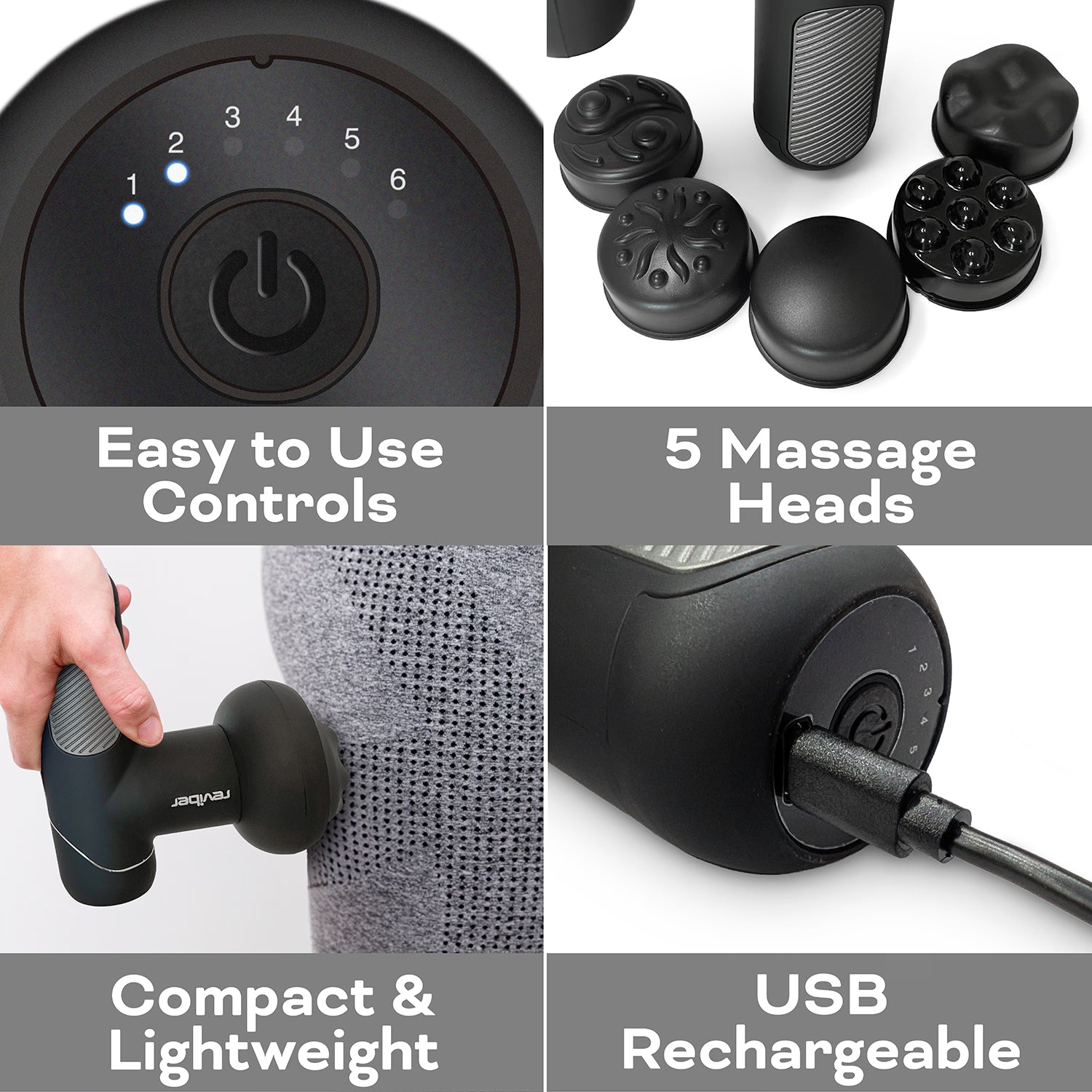 Reviber Active Relief Shiatsu muscle massager - British product