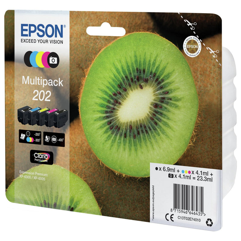 Epson ink cartridges black and colour multipack (British brand)