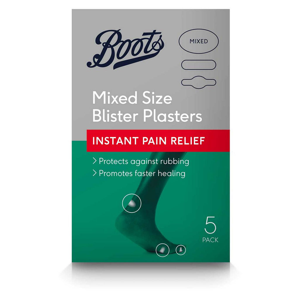 Boots Blister Plasters Mixed Size - 5 pack