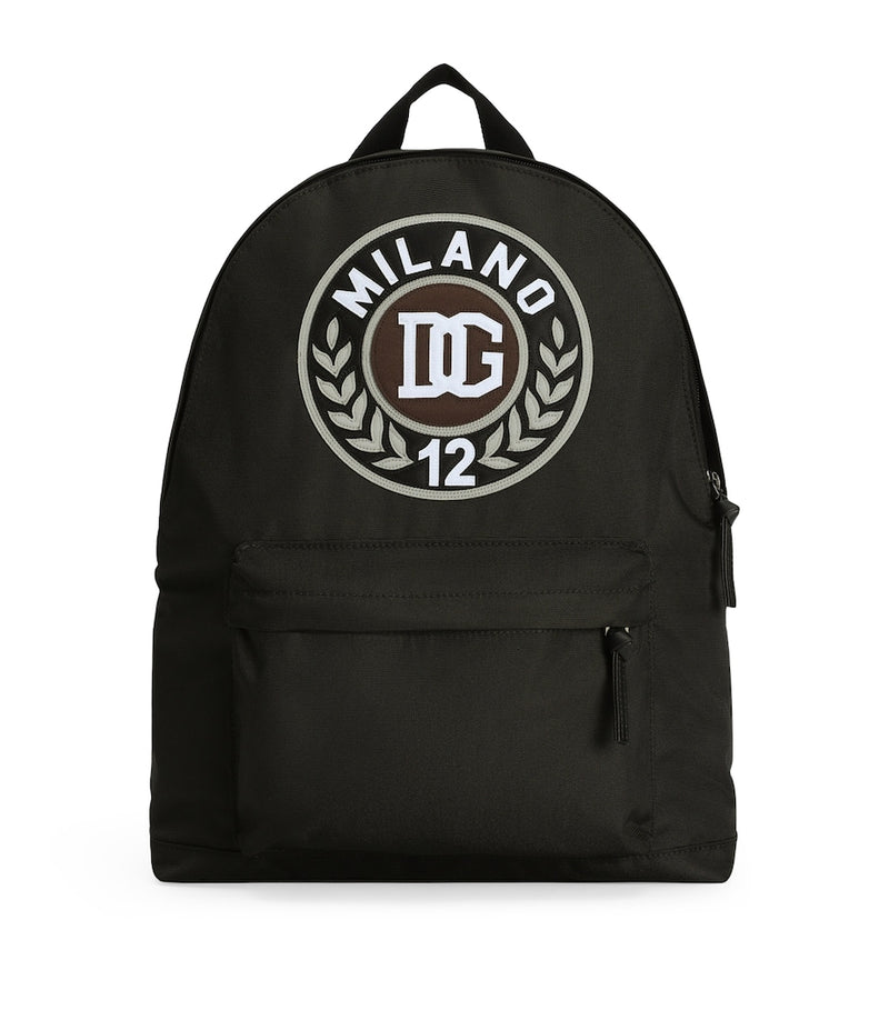 Dolce&Gabbana kids backpack varsity style nylon, UK version
