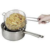 Argos Home stainless steel chip pan 22cm, UK version