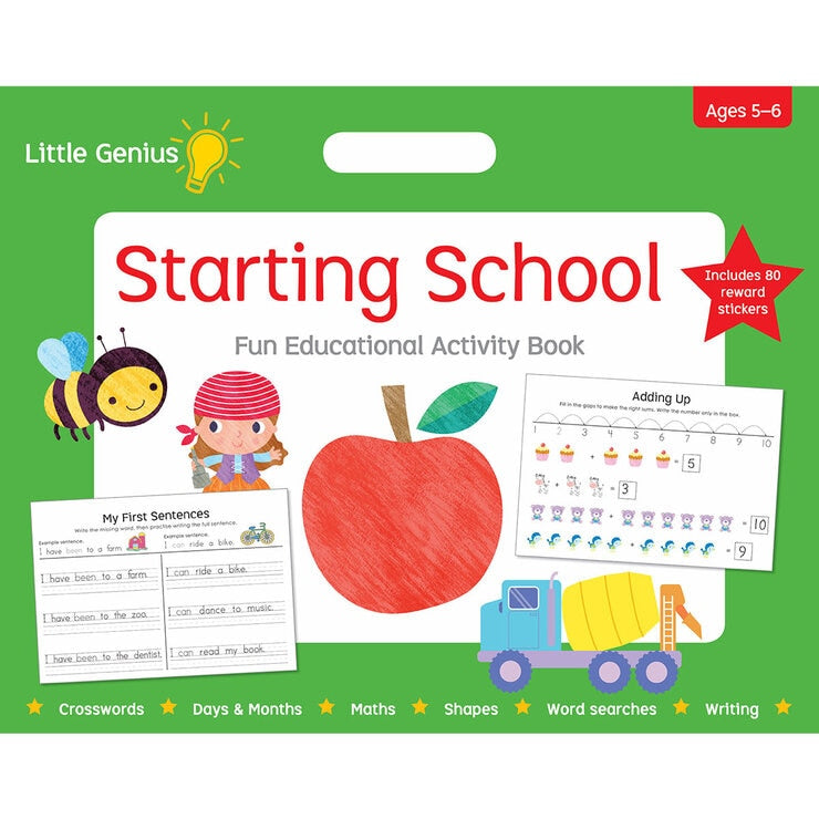 Little Genius fun educational activity book for ages 3+, UK version