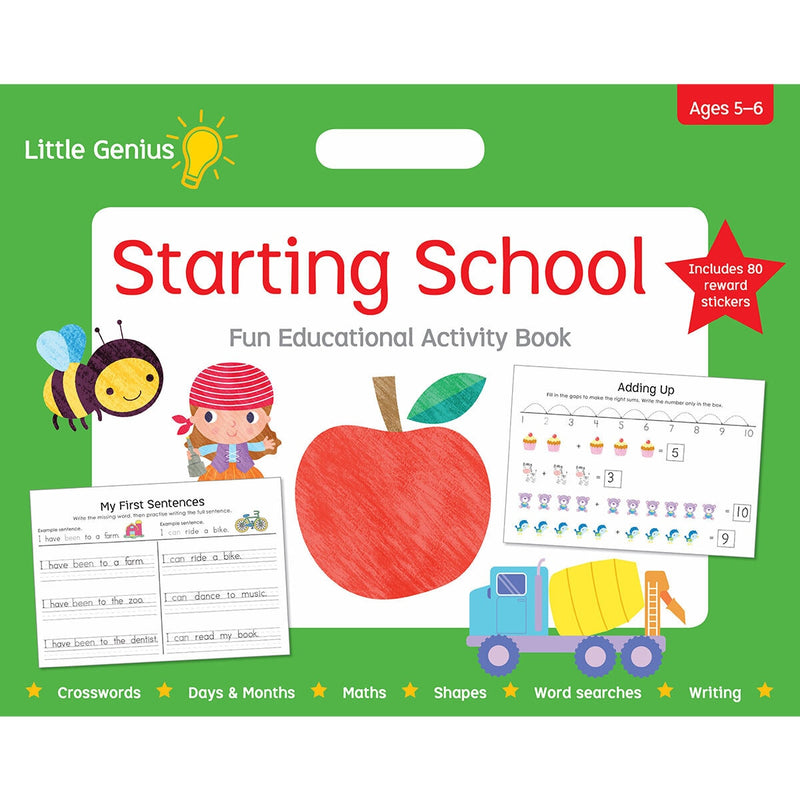Little Genius fun educational activity book for ages 3+, UK version