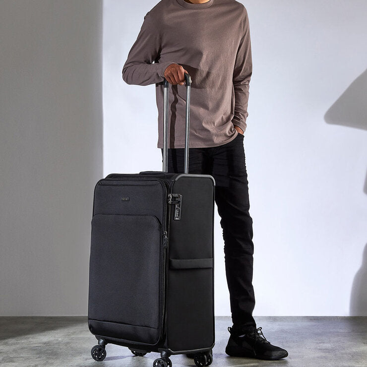 Rock Georgia 4-piece softside luggage set black - British product