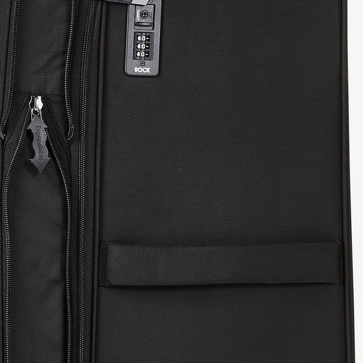 Rock Georgia 4-piece softside luggage set black - British product