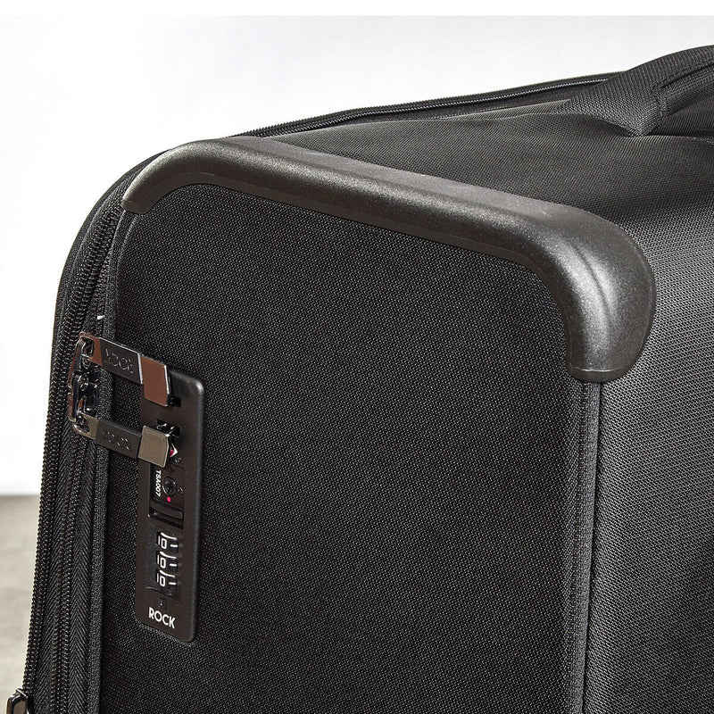 Rock Georgia 4-piece softside luggage set black - British product