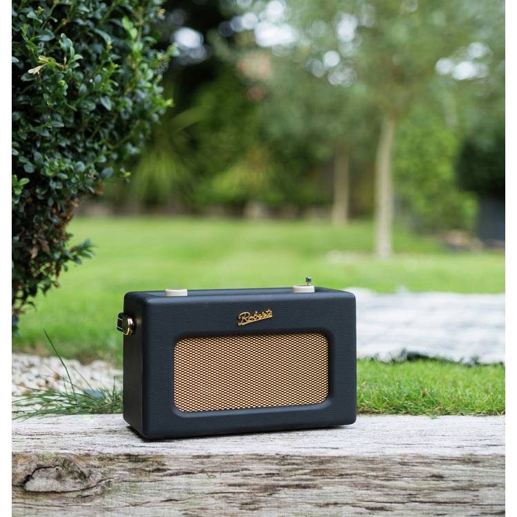 Roberts Revival RD70 DAB FM radio black, imported from the UK