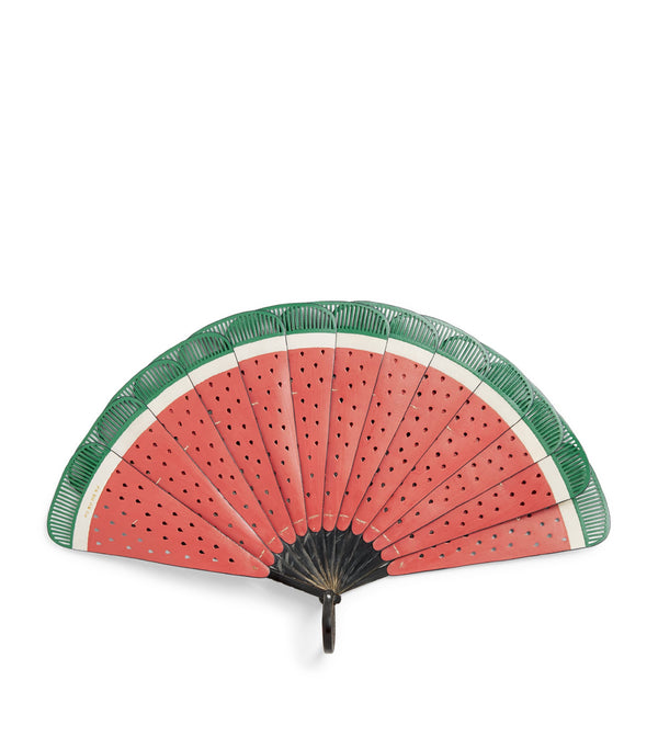Large Watermelon Design Handheld Fan for Summer Heat Relief