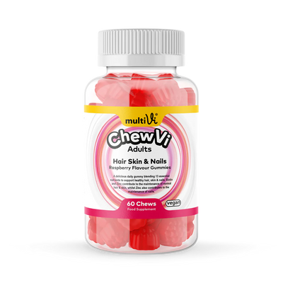 Holland & Barrett Multivi Hair, Skin & Nails Gummies Raspberry Flavour Beauty Supplement- Buy online at McGrocer