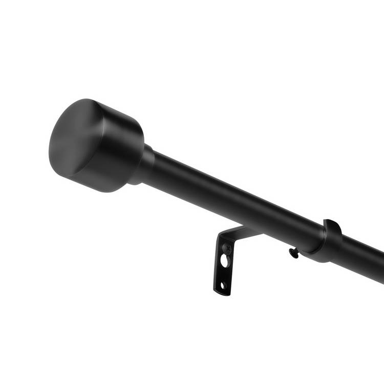 Argos Home extendable metal curtain pole matte black 165-300cm, UK version