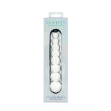 Clarity Glass Dildo Elysian Pearls 6.7 inch - British product