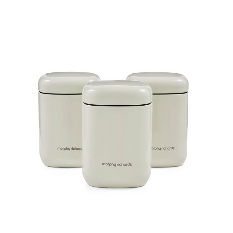 Morphy Richards canister set cream - British product