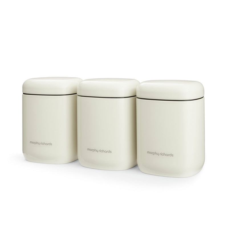 Morphy Richards canister set cream - British product
