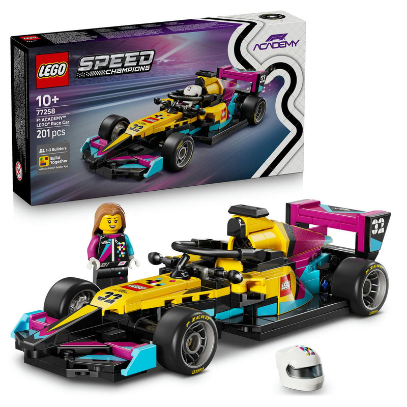 LEGO Speed Champions F1 Academy Race Car 77258 201-piece, imported from the UK