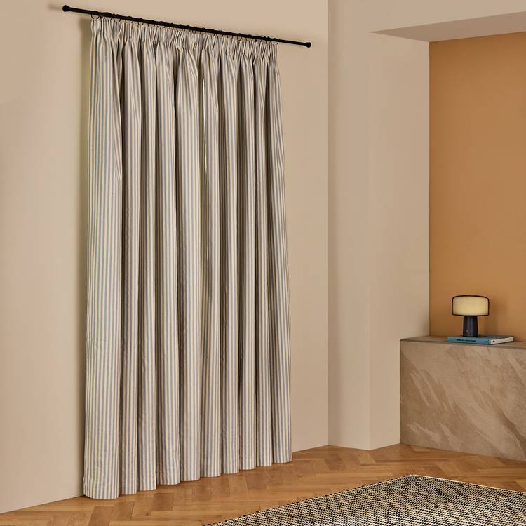 Habitat blackout curtains blue 117x137cm (British brand)