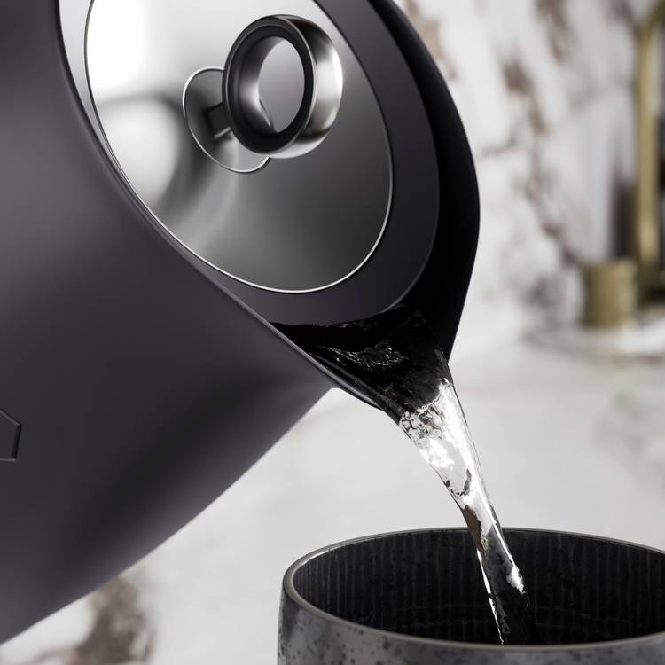 Morphy Richards Cassini kettle black 1.7L, imported from the UK