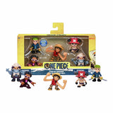 One Piece Straw Hat mini figures 5-pack, UK version