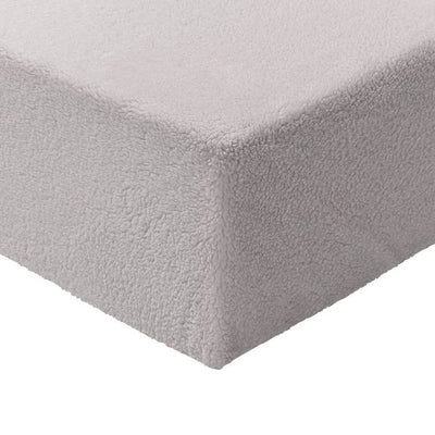 Argos Argos Home Fleece Grey Fitted Sheet - Single- Buy online at McGrocer