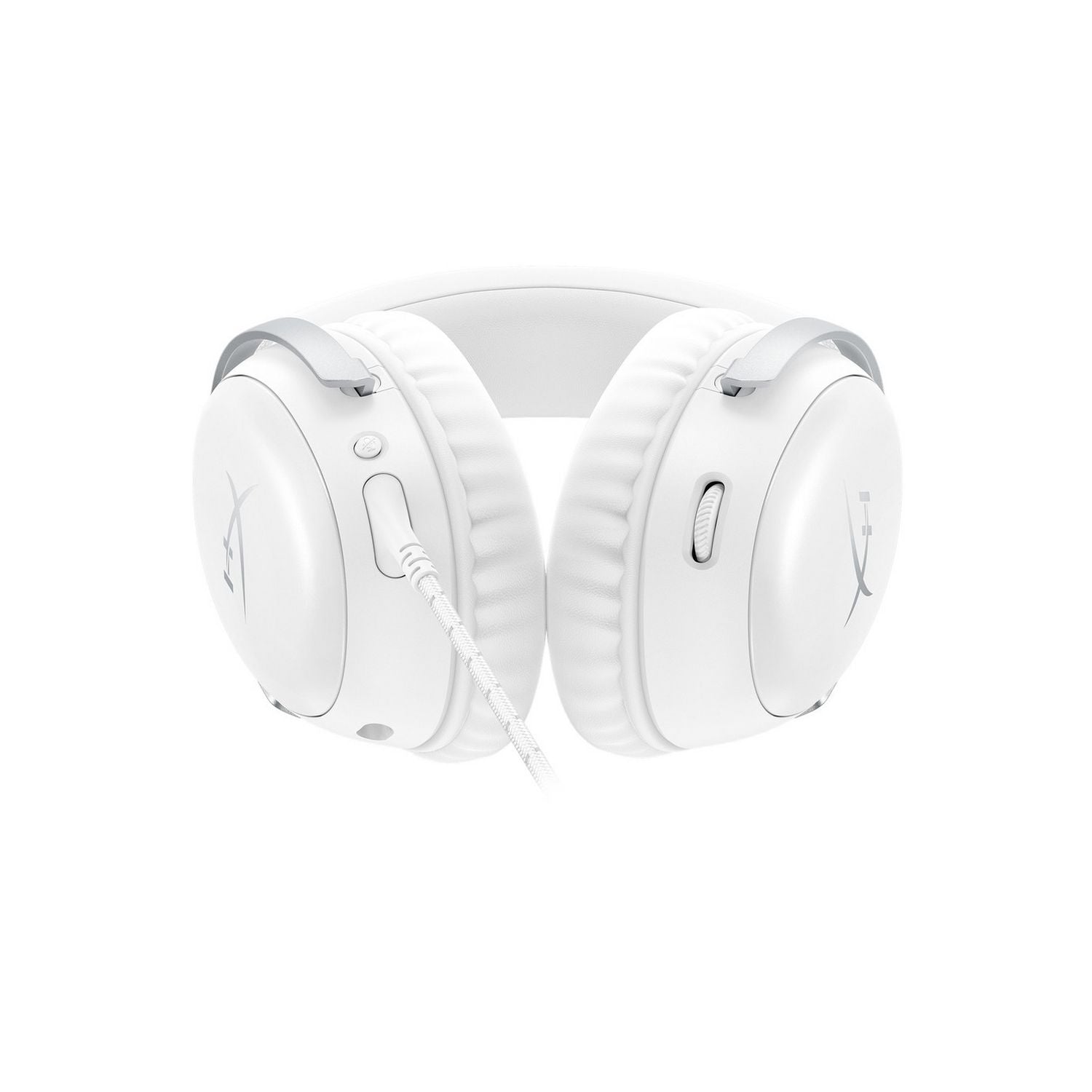 HyperX Cloud III wired gaming headset in white, UK version