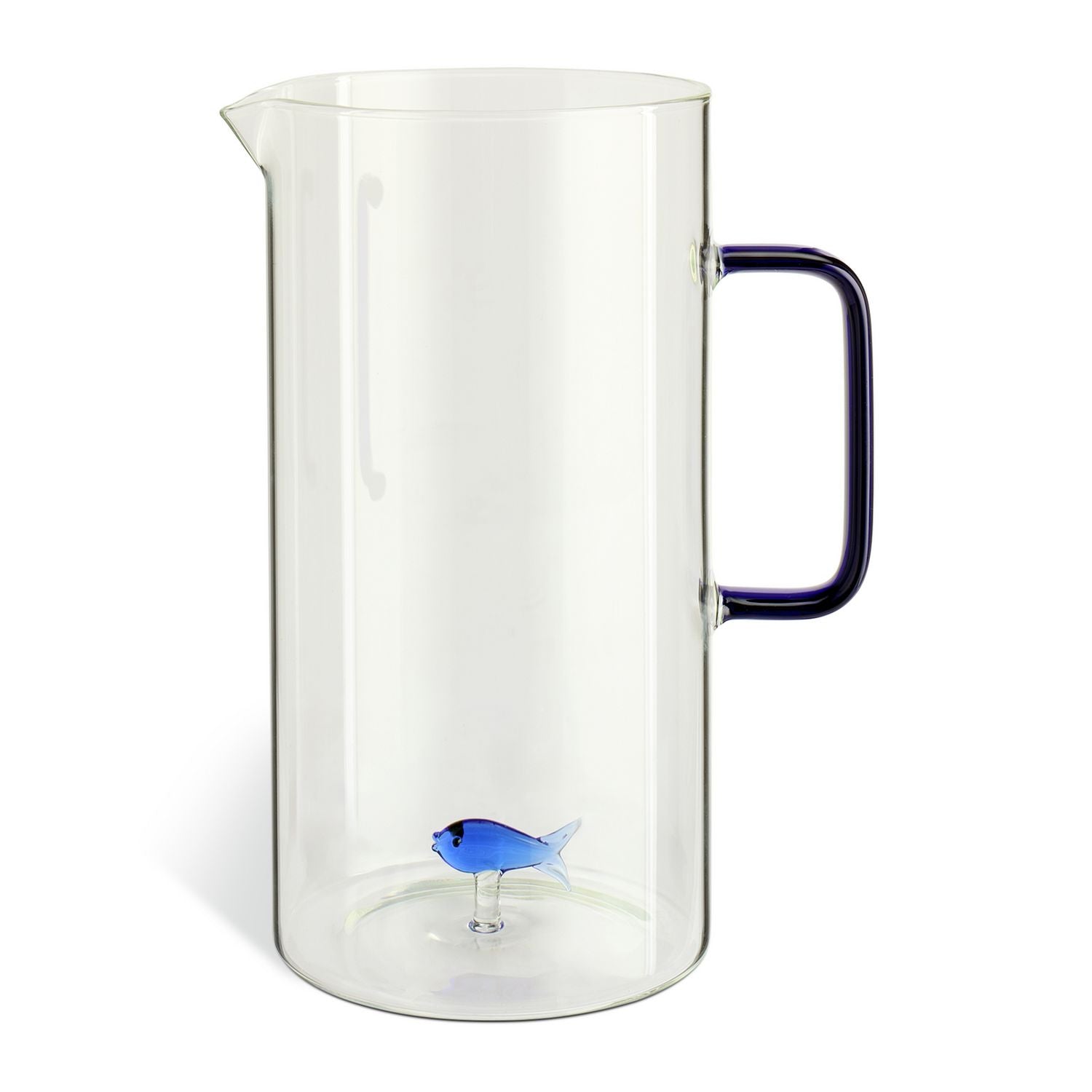 Argos Home glass jug 3D fish 1050ml (British brand)