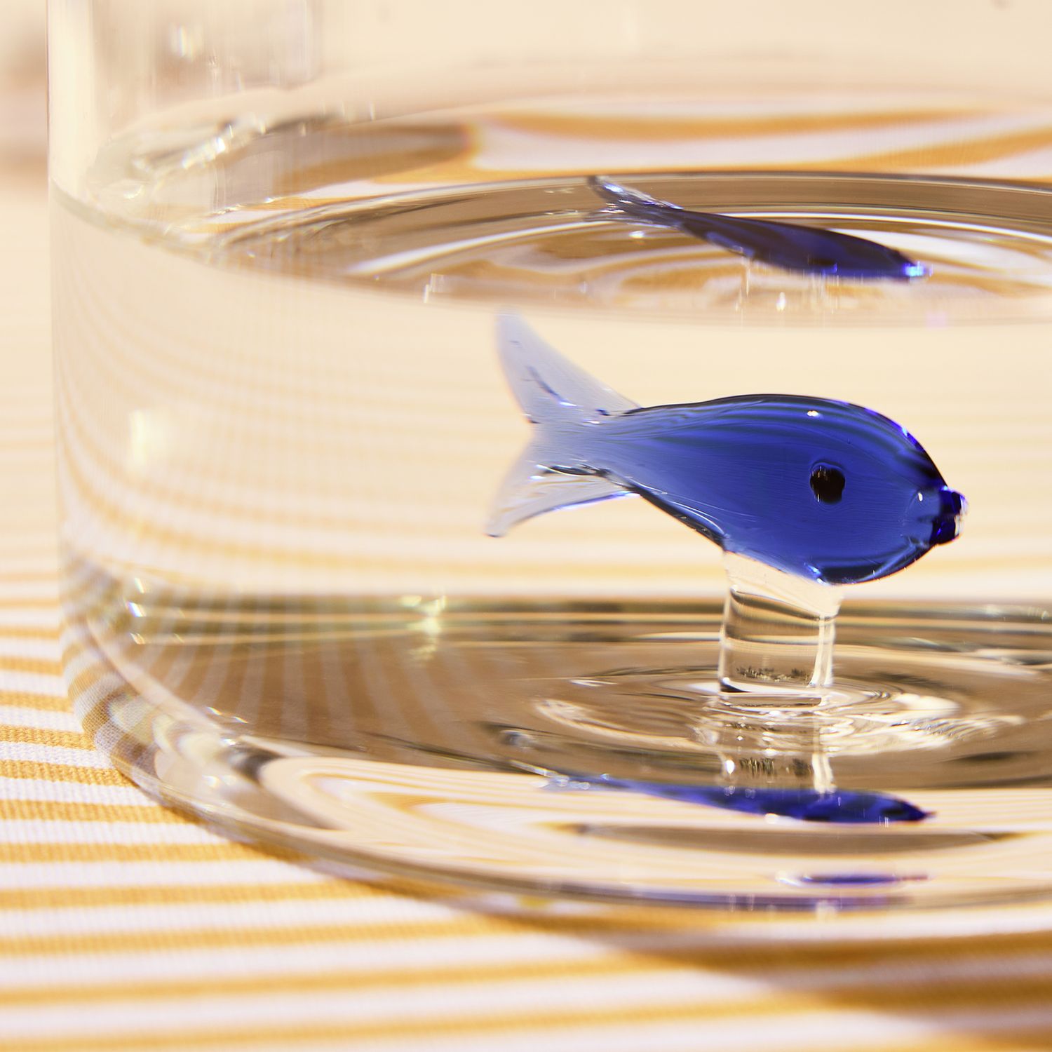Argos Home glass jug 3D fish 1050ml (British brand)
