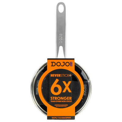 Argos Dojo Hero Neverstick+ 16cm Aluminium Saucepan with Lid- Buy online at McGrocer