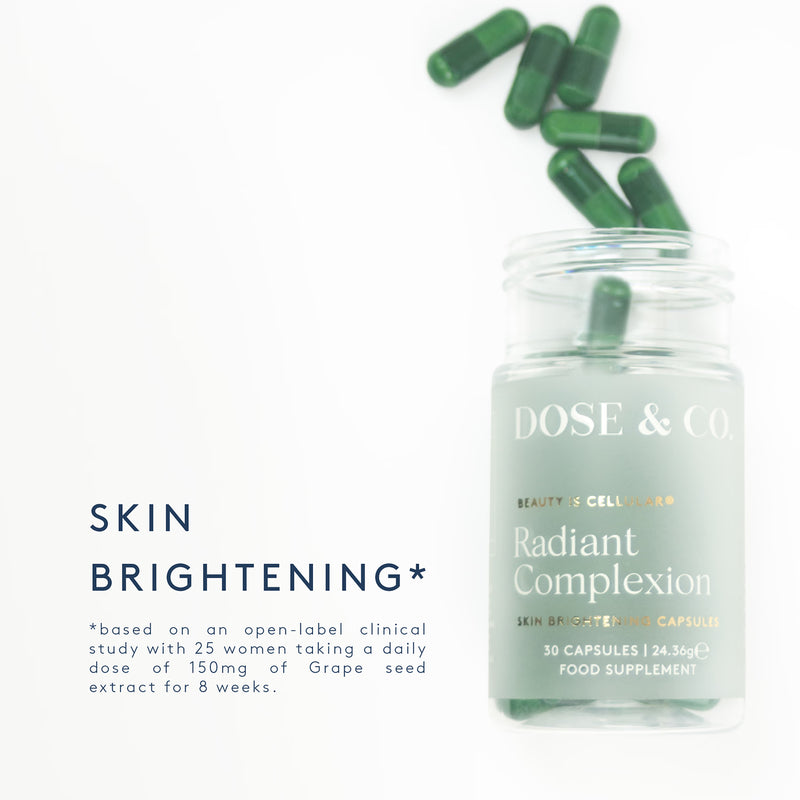 Dose & Co Radiant Complexion supplement 30 capsules (British brand)