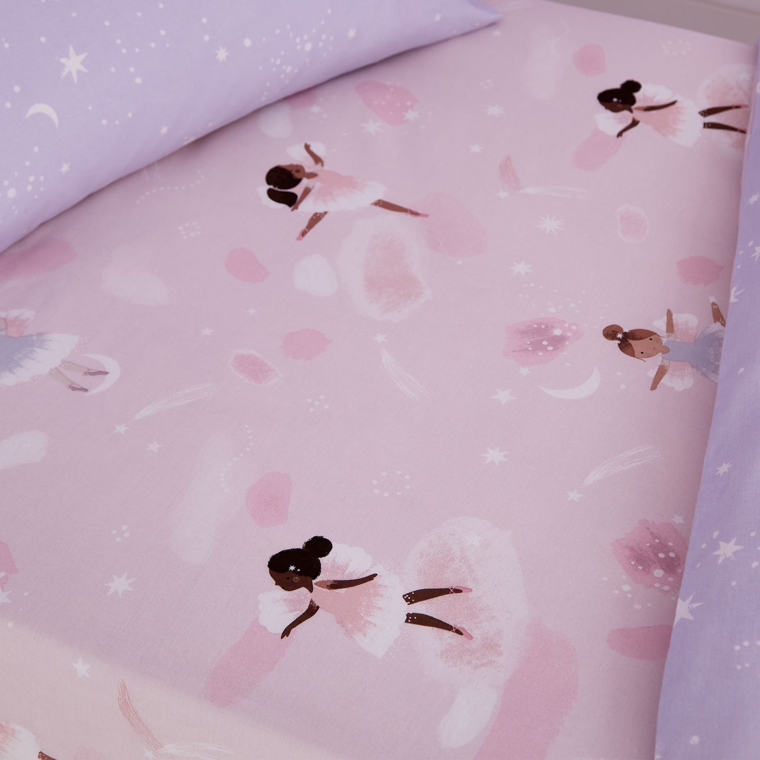 Catherine Lansfield Dancing Fairies Fitted Sheet - Single