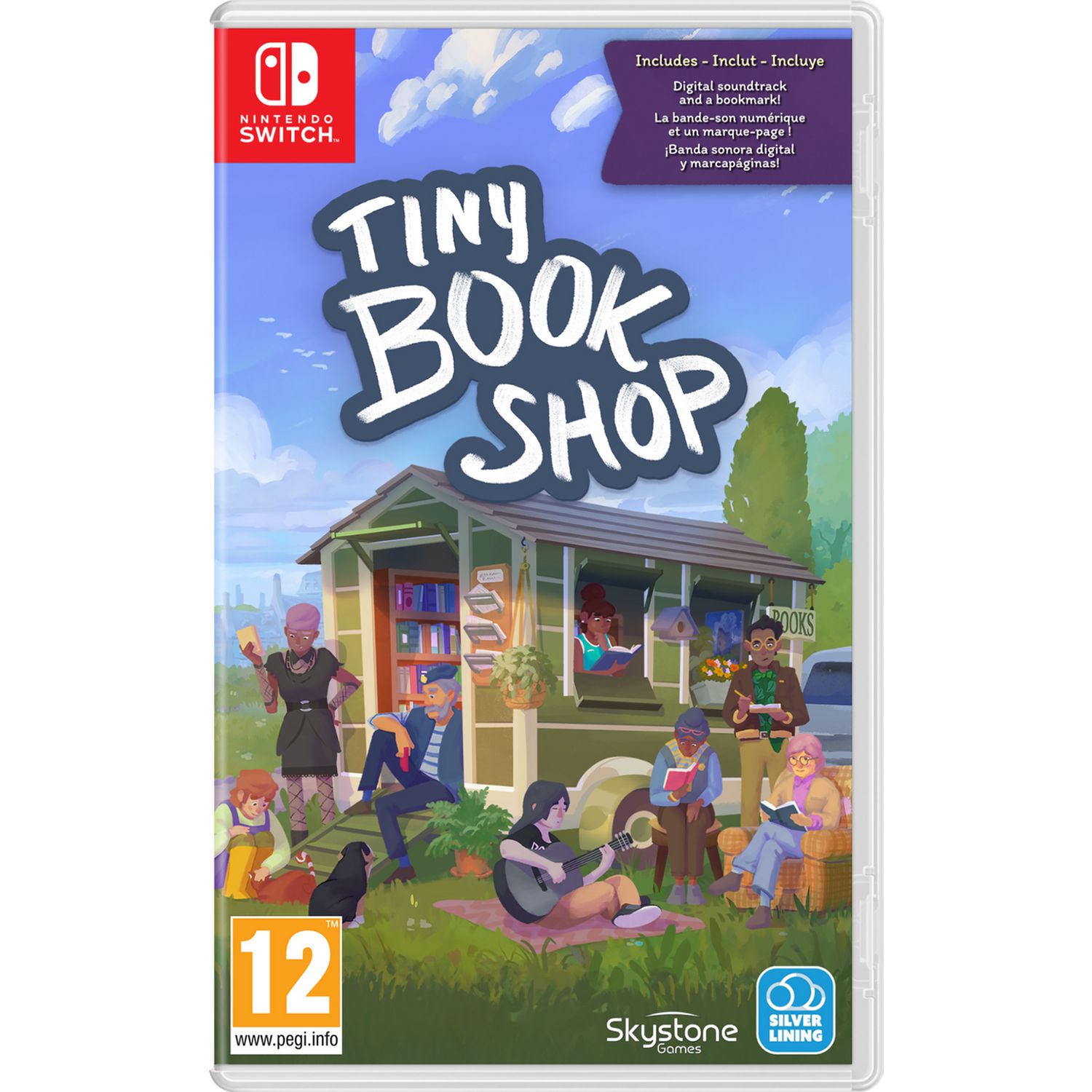 Tiny Bookshop Nintendo Switch game card, UK version
