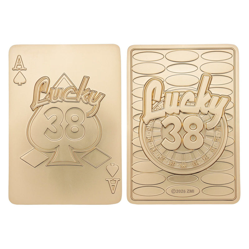 Fallout Lucky 38 imitation gold casino set - British product