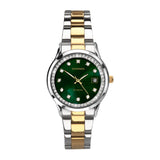 Sekonda Catherine green dial watch with two-tone bracelet, UK version