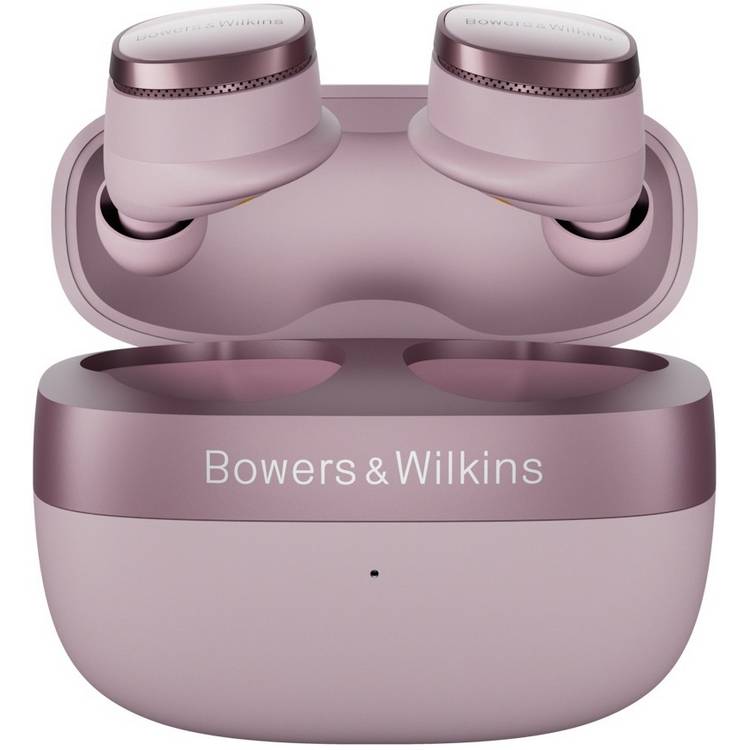 Bowers & Wilkins Pi8 true wireless earbuds pale mauve, imported from the UK