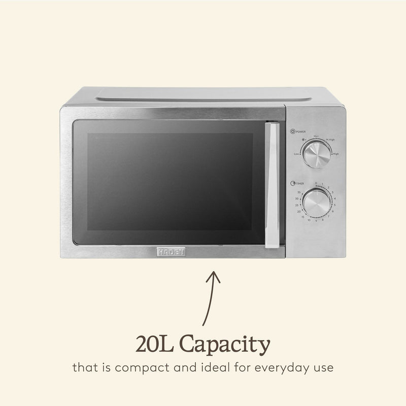 Haden stainless steel microwave 800W 20L (British brand)