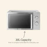 Haden stainless steel microwave 800W 20L (British brand)