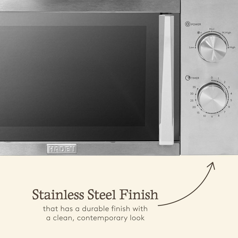 Haden stainless steel microwave 800W 20L (British brand)