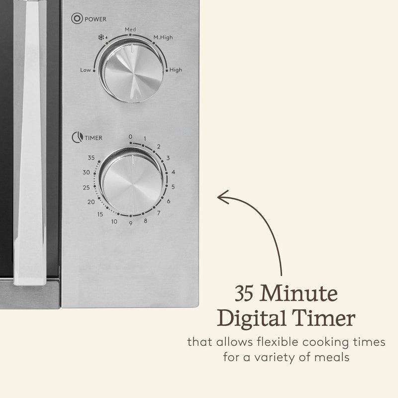 Haden stainless steel microwave 800W 20L (British brand)