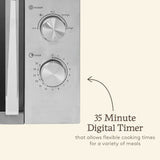 Haden stainless steel microwave 800W 20L (British brand)