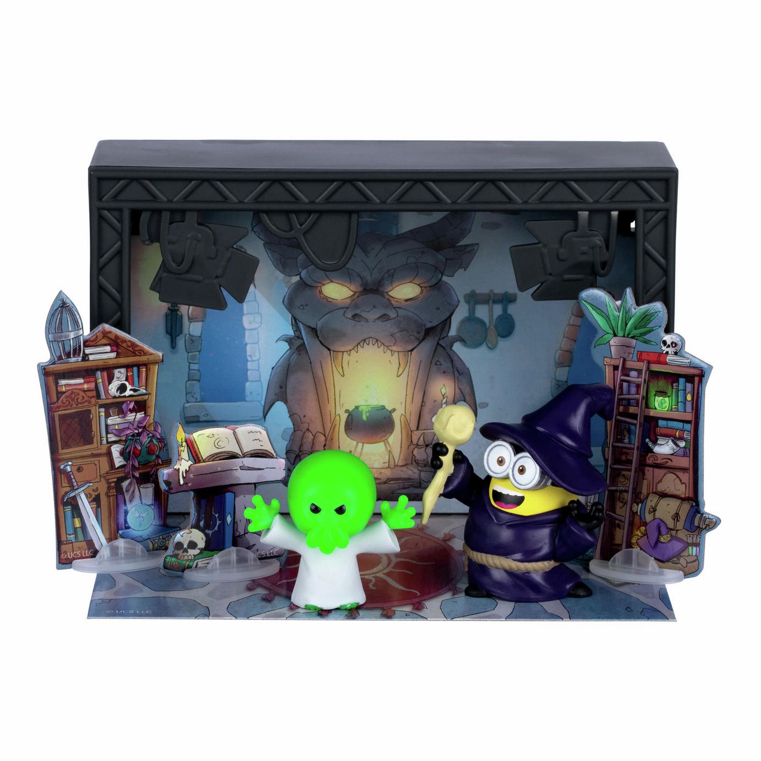 Minions & Monsters Wizard's Lair Sound Stage toy set (British brand)
