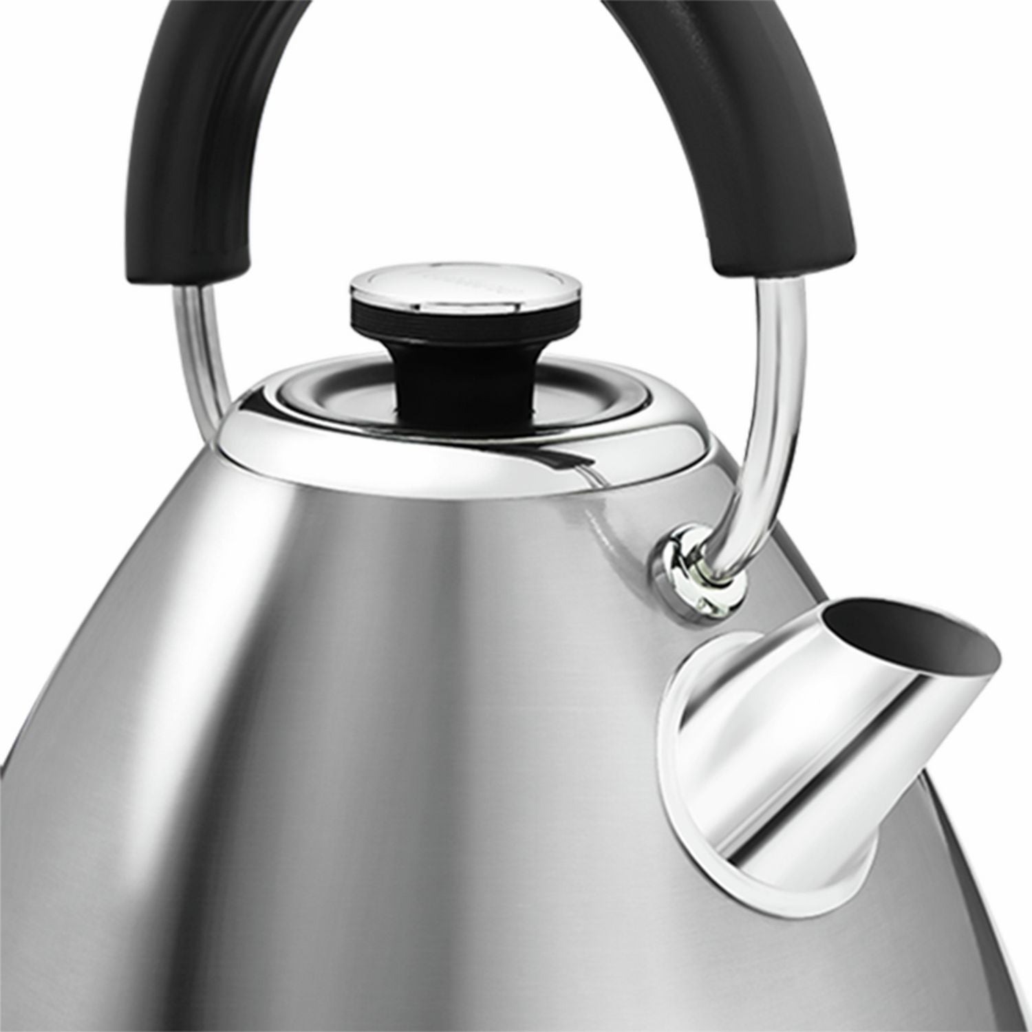 Morphy Richards Venture pyramid kettle silver, imported from the UK