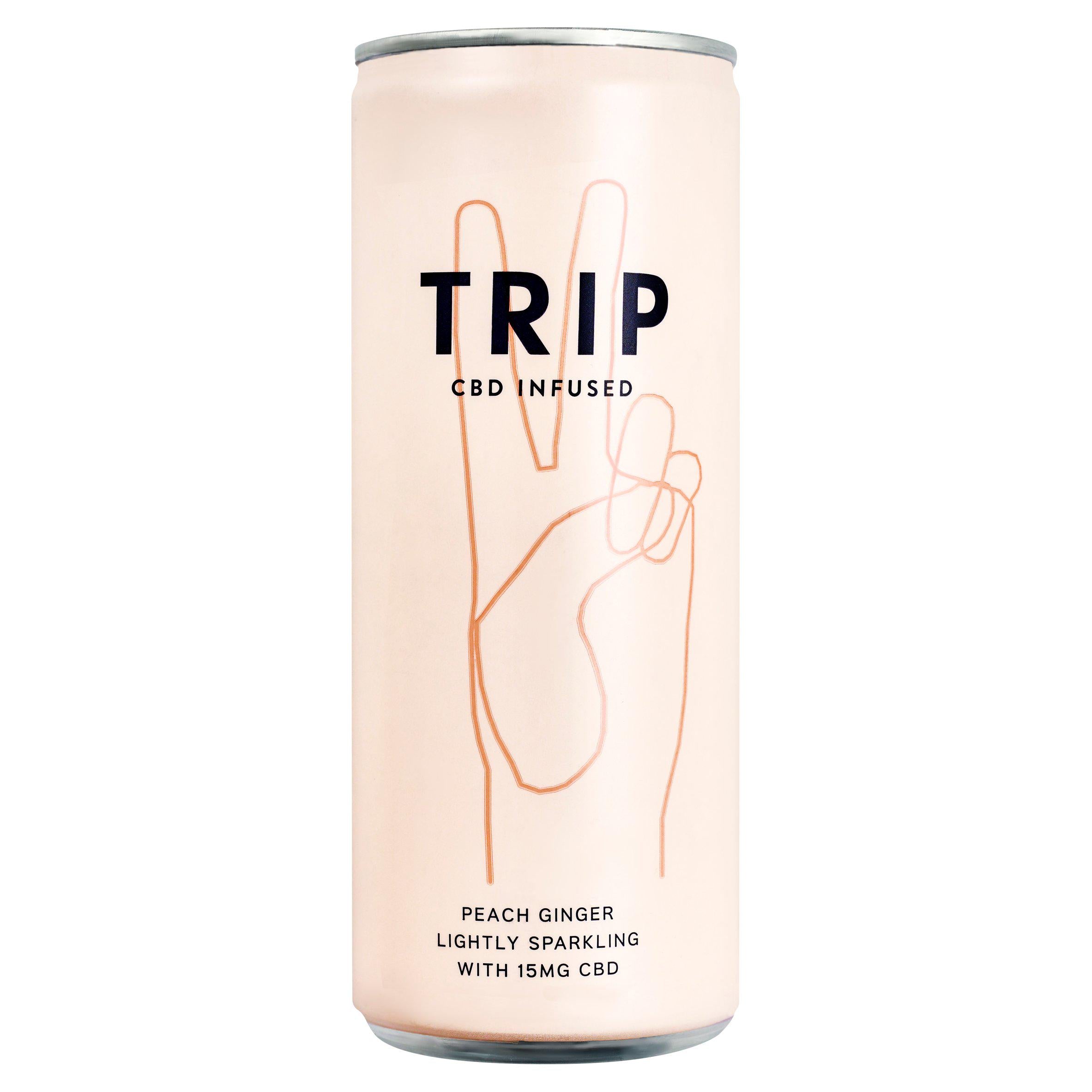 Trip CBD Infused Peach Ginger 250ml GOODS Sainsburys   